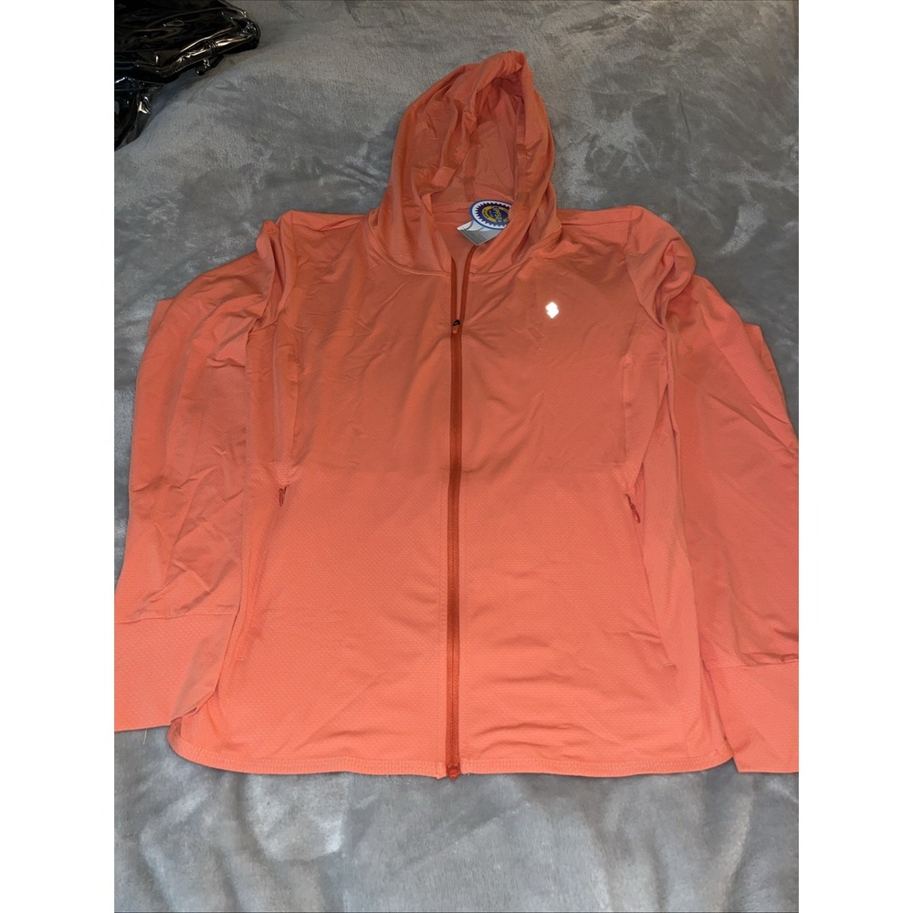 Soothfeel Zip Up HoodieUPF 50, UVA UVB Blocker Color Salmon Size S New With Tags